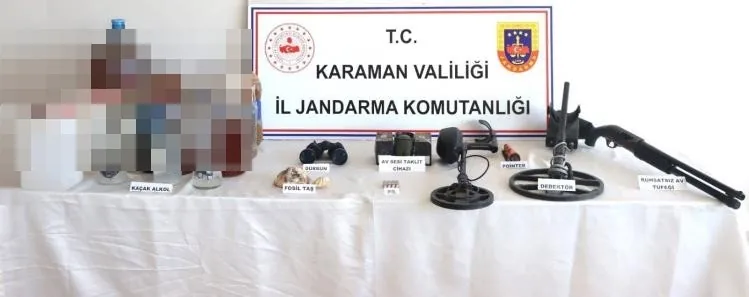 Ermenek’te Kaçak İçki Operasyonu: 2 Gözaltı