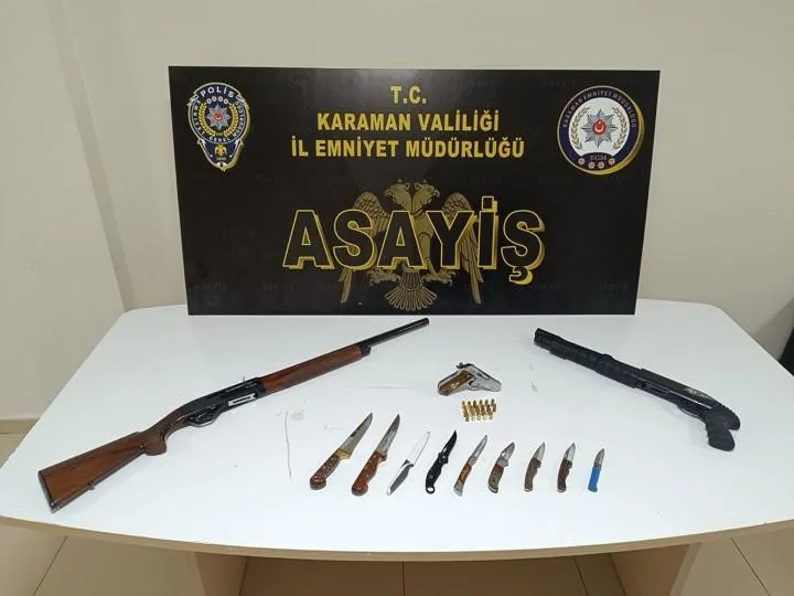 Karaman’da Asayiş Uygulamalarında 5 Bin 307 Uyuşturucu Hap Ele Geçirildi