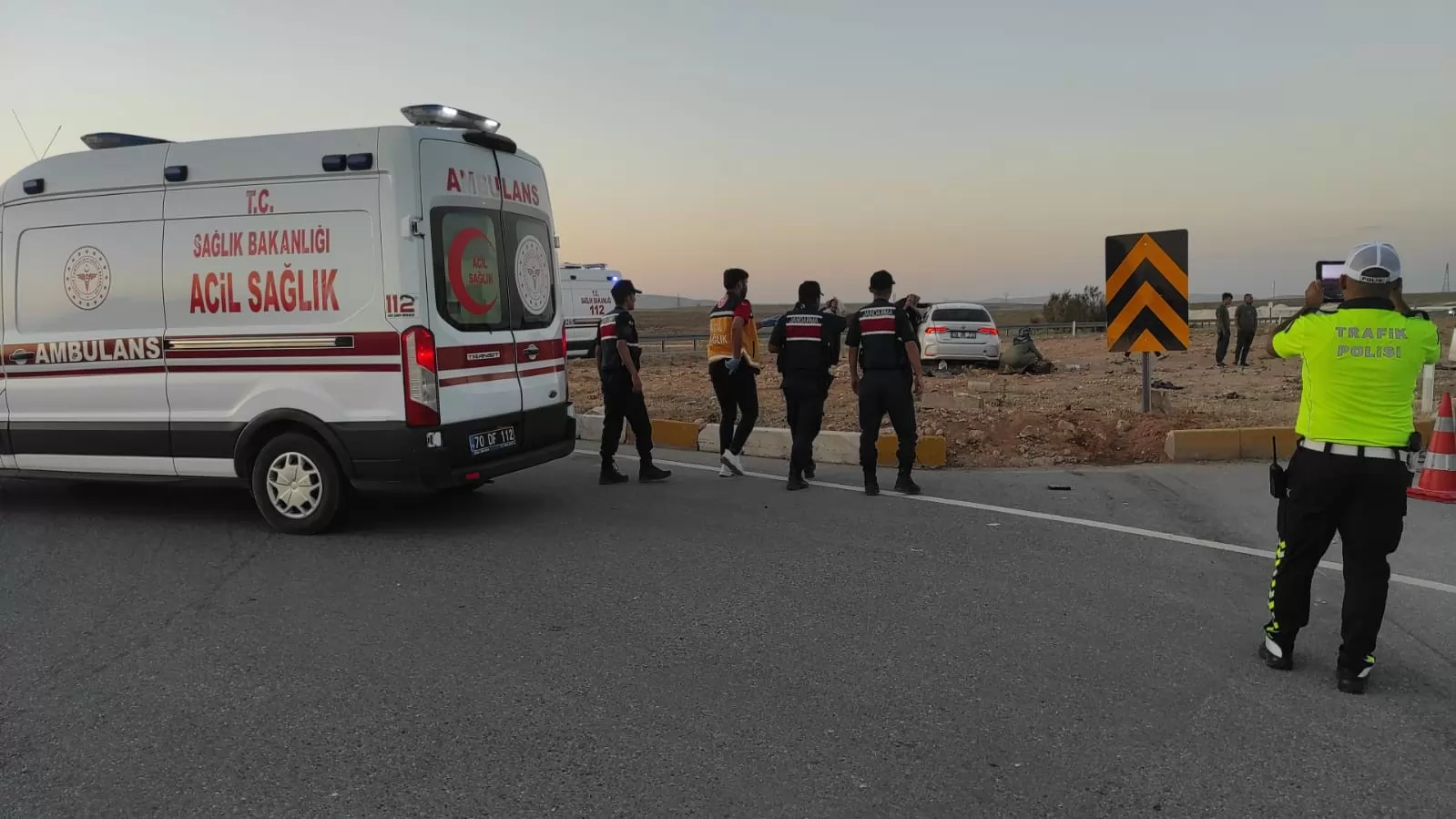 Karaman-Ereğli yolunda feci kaza: 2’si çocuk 5 kişi yaralandı