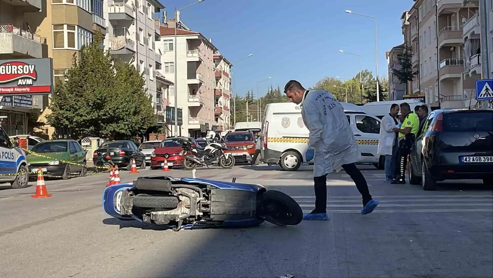 Karaman’da Motosikletin Çarptığı Yaşlı Adam Ağır Yaralandı