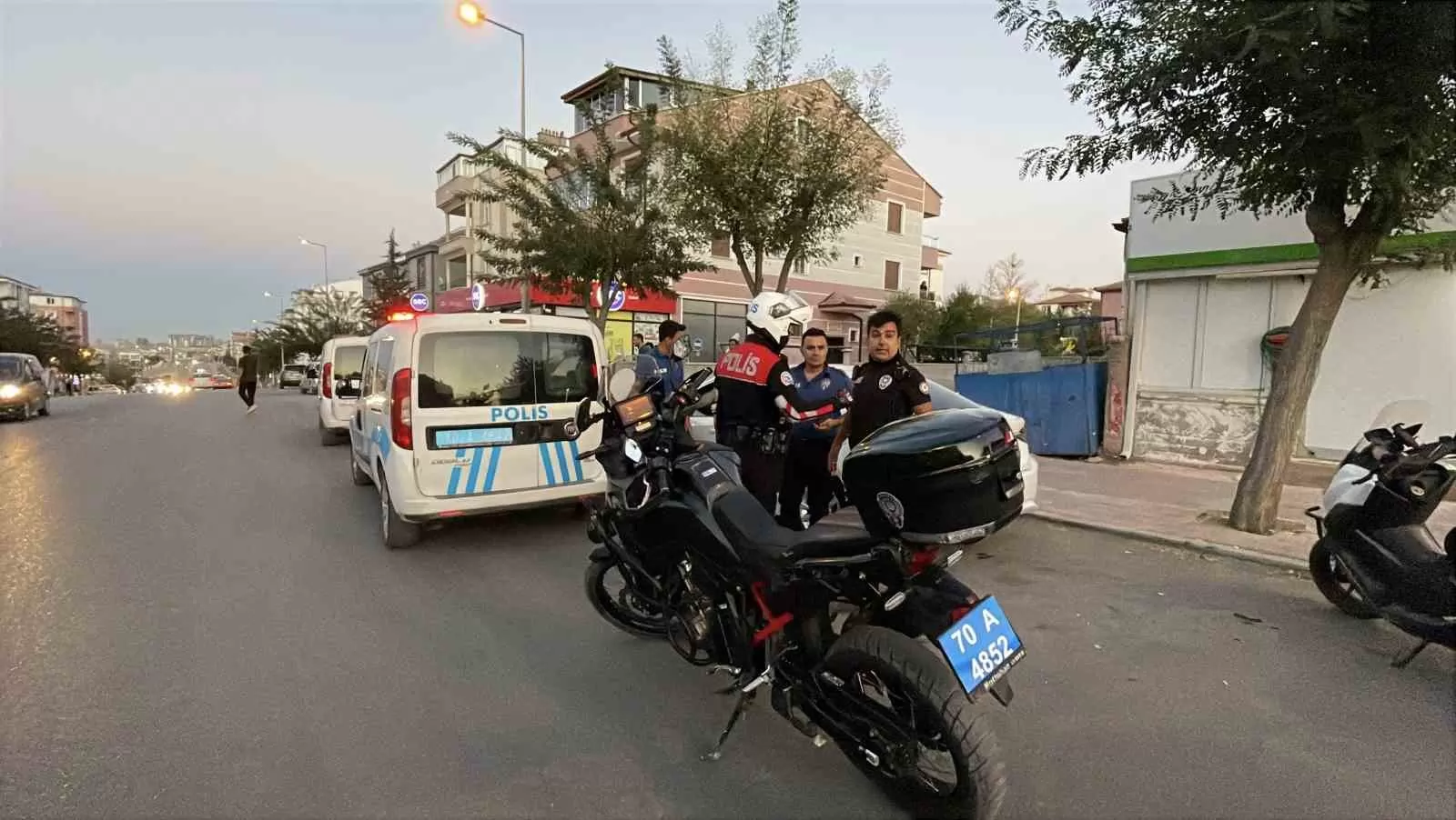 Karaman’da ‘Dur’ İhtarına Uymayan Motosikletli Polisi Peşine Taktı